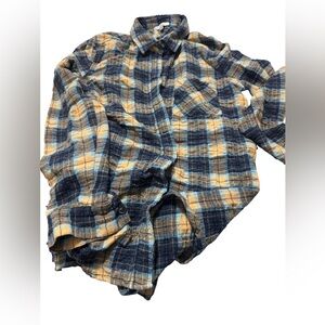 Acemi - Yellow & Navy Plaid Flannel Shirt Medium
Shipping discounts (msg)